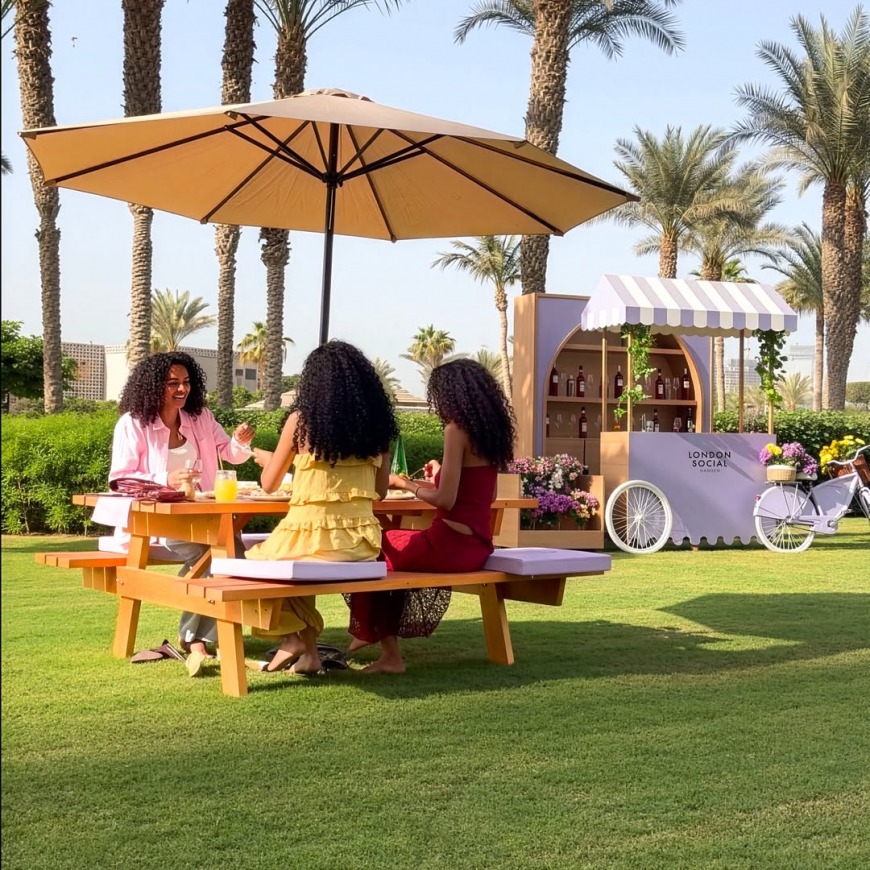 London Social Garden Brunch at The Ritz-Carlton, Dubai